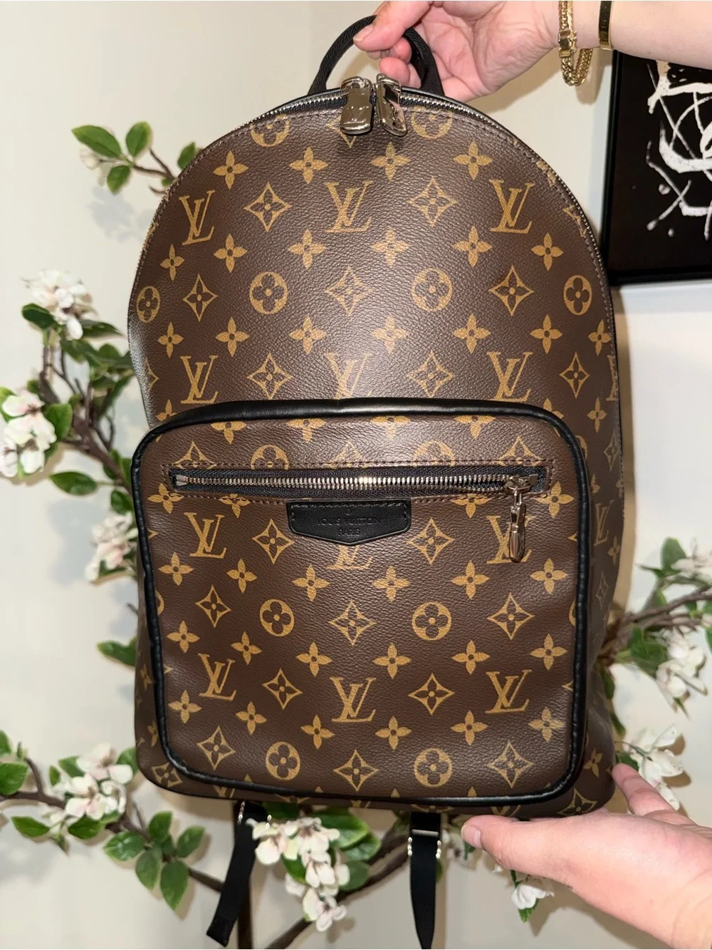 Louis Vuitton Josh Monogram Macassar Backpack 🎒🤎